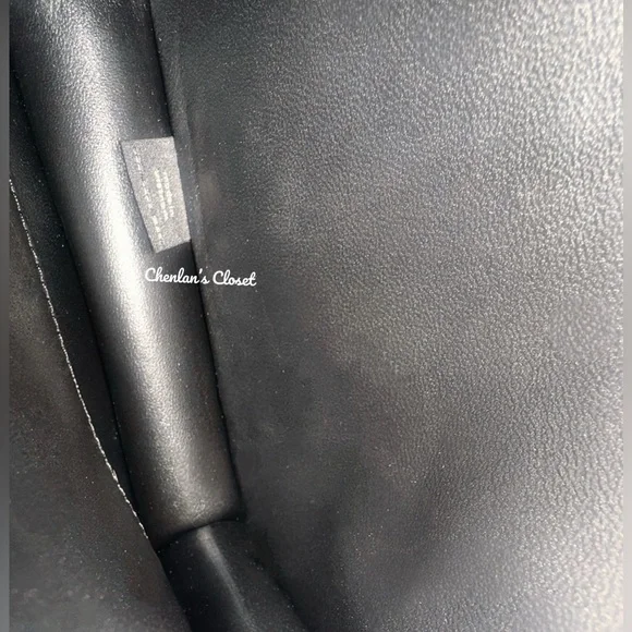 NWY Coach Tabby Shoulder Bag 26 with Pins Black Leather - Picture 12 of 13